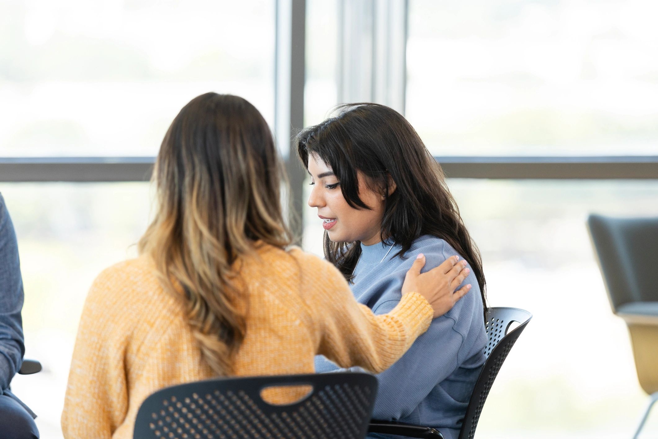 Group therapy session supporting mental health and wellness