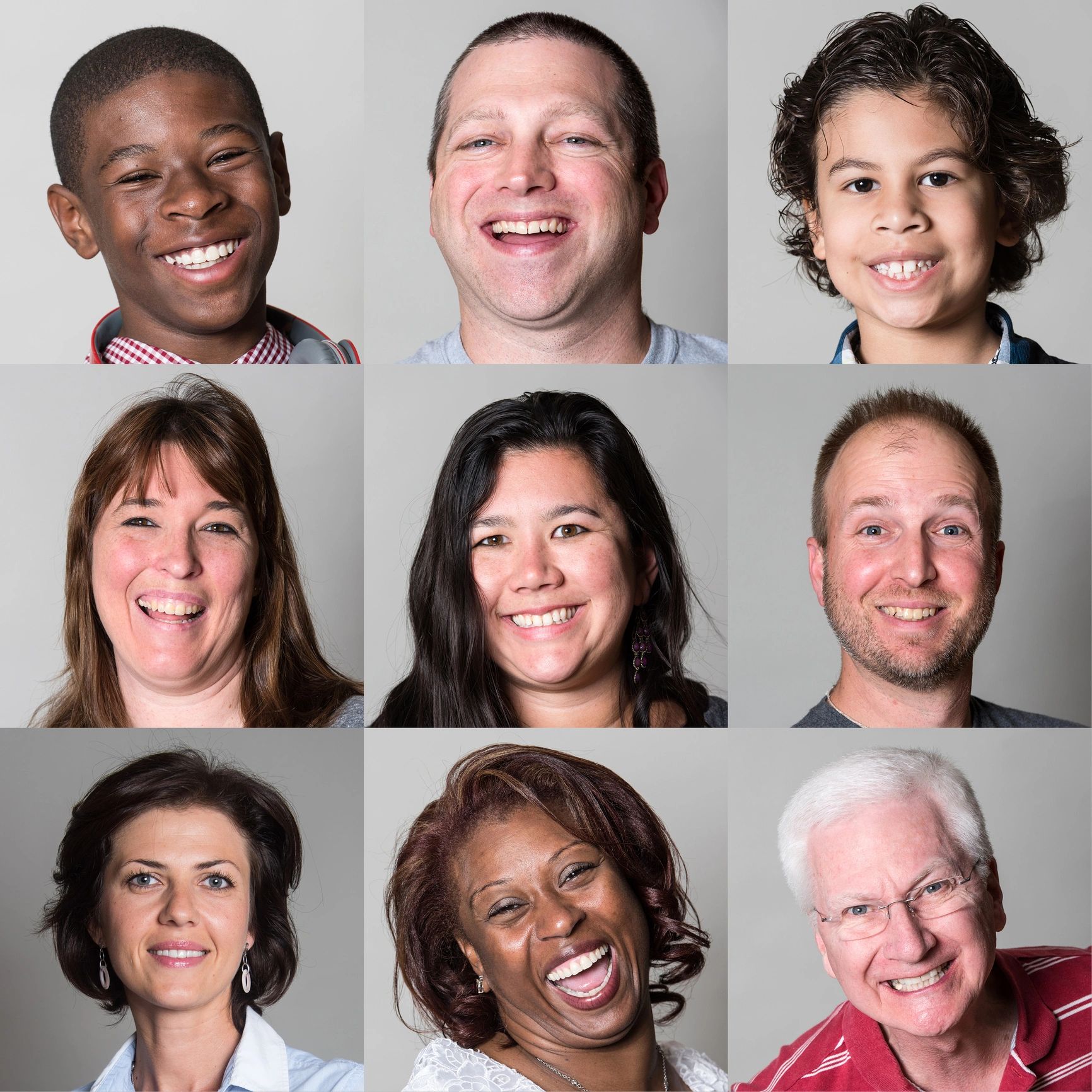 Happy, diverse team of mental health professionals